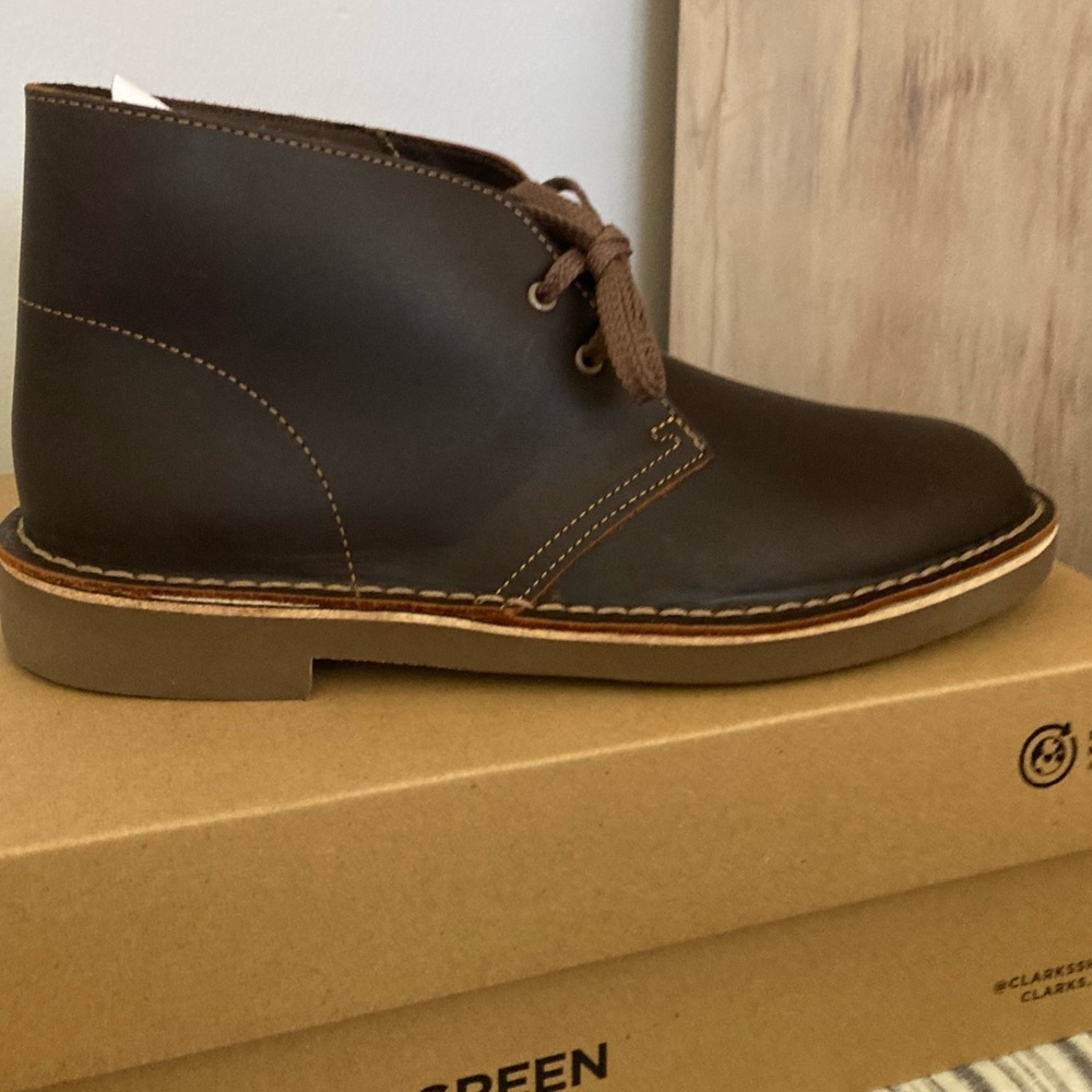 Clarks Bushacre 2 Beeswax Chukka Boots, mens 7.5